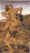 Sandro Botticelli Antonio del Pollaiolo Hercules and Antaeus (mk36) Sweden oil painting reproduction
